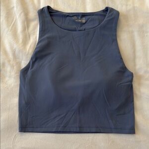 Aerie Offline Cropped High Neck Tank Top